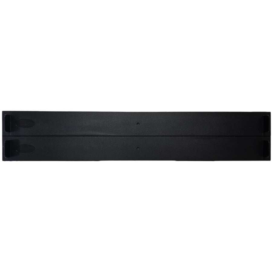 RackPower RP011TMP – Rackblende 1HE Schwarz Werkzeuglose Montage ABS-Kunststoff