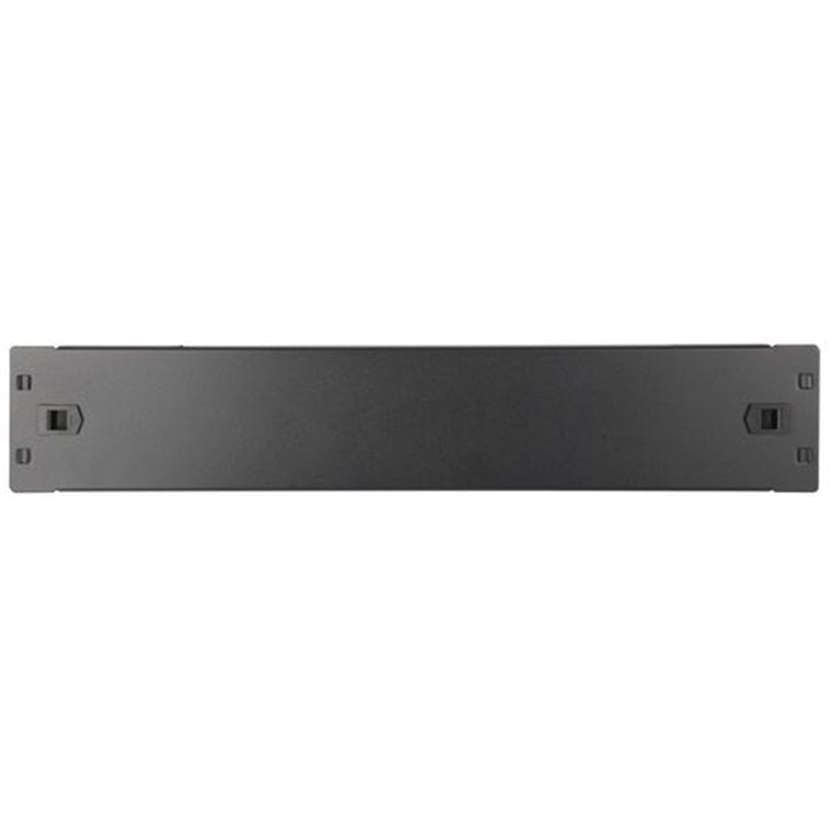 RackPower RP021TM - Rack Panel 2U Black Toolless Mount