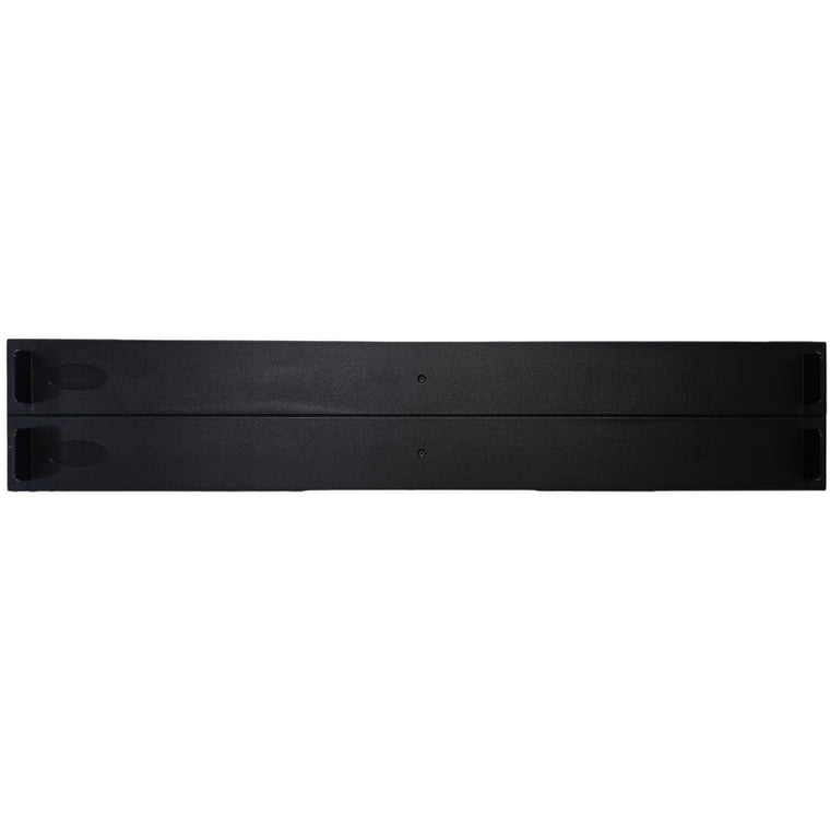 RackPower RP021TMP - Rack Panel 2U Black Toolless Mount ABS Plastic