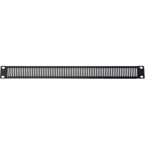 RackPower Rack Panel Vented 1U Black