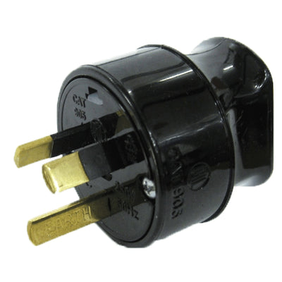 Schneider KNZP18-01 - 10A PDL905 Schwarzer Hochleistungs-Stecker mit hinterem Kabeleingang, 3-polig
