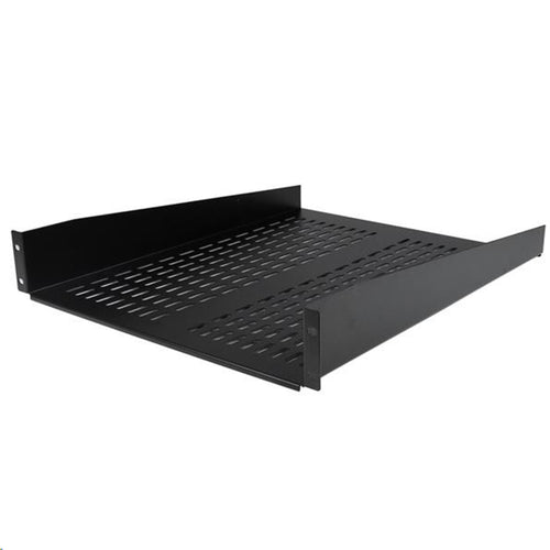2U 22 Vented Fixed Rack Mount Shelf