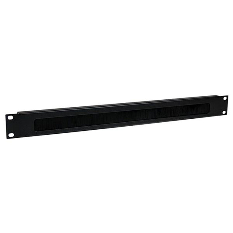 StarTech.com CMBRUSH1U 1U Brush Strip Horizontal Server Rack Cable Management Panel - Brush Plate Network Cable Manager - 1U Cable Organizer - CMBRUSH1U