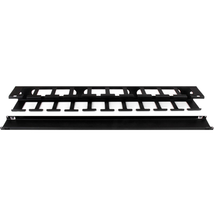 1U Finger Duct Cable Manager w/ Cover
