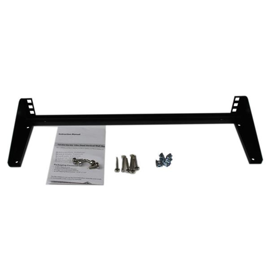 1U 19in Vertical Wall Mount Rack Bracket