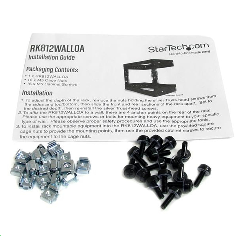 StarTech.com RK812WALLOA