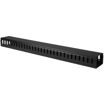 StarTech.com Vertical Cable Organizer with Finger Ducts - Vertical Cable Management Panel - Rack-Mount Cable Raceway - 0U - 3 ft - CMVER20UF