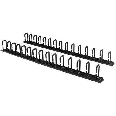 StarTech.com CMVER40UD Vertical 0U Server Rack Cable Management w/ D-Ring Hooks - 40U Network Rack Cord Manager Panels - 2x 3ft Wire Organizers - CMVER40UD