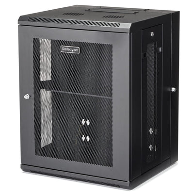 StarTech.com RK1520WALHM 15U Wall Mount Rack Cabinet with Hinge
