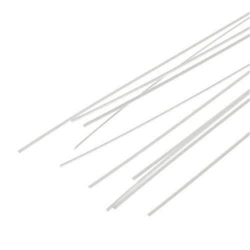 STRIPSTYRENE WHITE.25X.5MM  10