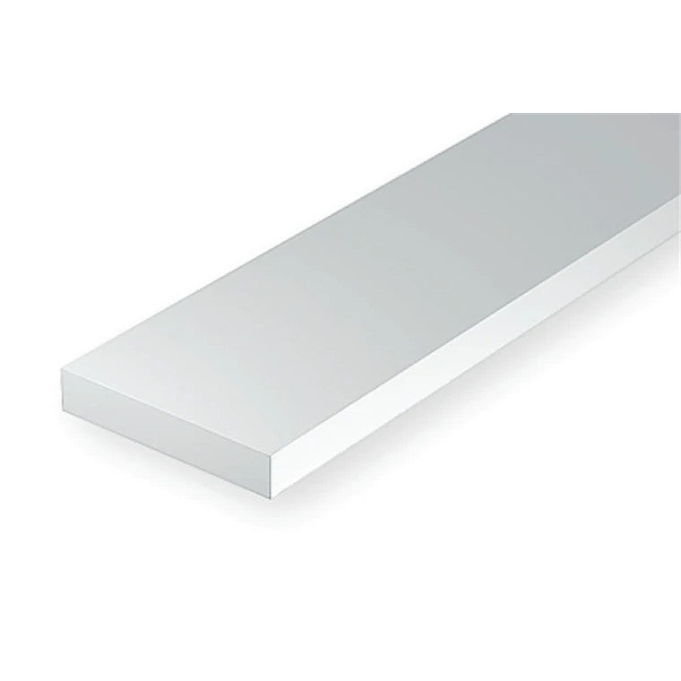 Evergreen Evergreen 5-137 - STRIPSTYRENE WHITE .75X4MM  10