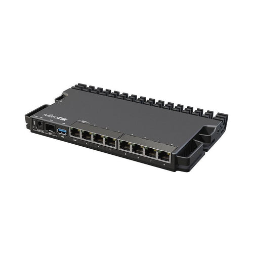 MikroTik RB5009UG+S+IN - RB5009UG+S+IN Ultimate heavy-duty home router with USB 3.0, 1G and 2.5G Ethernet and a 10G SFP+ cage