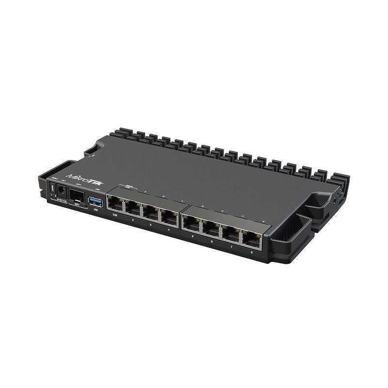 MikroTik RB5009UG+S+IN - RB5009UG+S+IN Ultimate heavy-duty home router with USB 3.0, 1G and 2.5G Ethernet and a 10G SFP+ cage