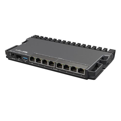 MikroTik RB5009UPr+S+IN - RB5009UPr+S+IN Compact Router with 7 x 1GB, 1 x 2.5GB, 1 x 10GB SFP+ and PoE-out
