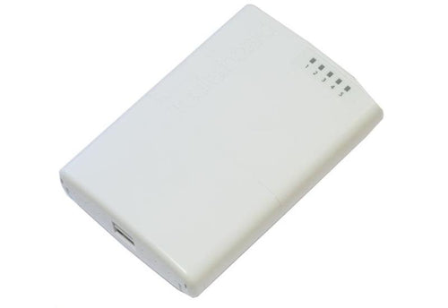 MikroTik RB750P-PB - PowerBox (AR7241 400MHz CPU, 64MB RAM, 5xLAN (four with PoE-OUT), Outdoor Case, PSU, PoE, mounting set