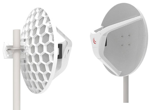 MikroTik RBLHGG-60adkitr2 - Wireless Wire Dish Preconfigured 60GHz Pair RBLHGG-60ad 60GHz