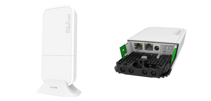 MikroTik RBwAPGR-5HacD2HnD_R11e-LTE6 - wAP Outdoor Weather Proof 4G LTE Cellular Modem with built in Wi-Fi