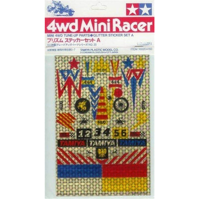 Tamiya Tamiya 15020 - MINI 4WD GLITTER STICKER SET
