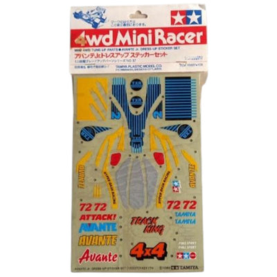 MINI 4WD STICKER AVANTE     **