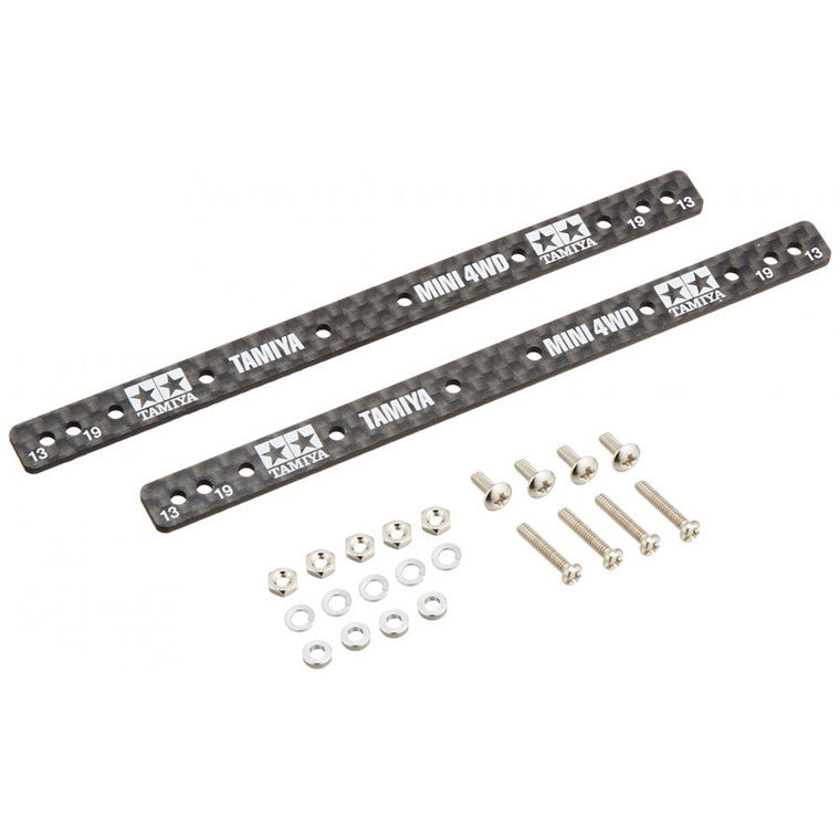 Tamiya 15497 - TAMIYA MINI 4WD CARBON REIN. PLATE 13/19RL 1.5mm