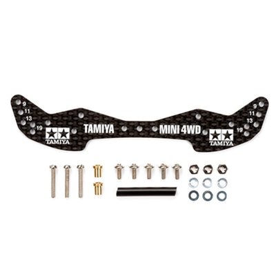 Tamiya 15498 - TAMIYA MINI 4WD CARBON WIDE FRONT PLATE 1.5mm