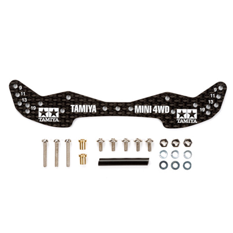 Tamiya 15498 - TAMIYA MINI 4WD CARBON WIDE FRONT PLATE 1.5mm