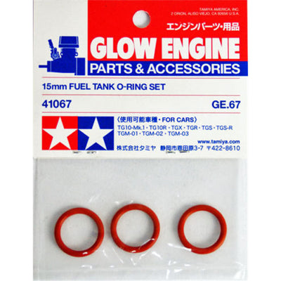 Tamiya 41067 - TAMIYA 15MM FUELTANK ORING SET