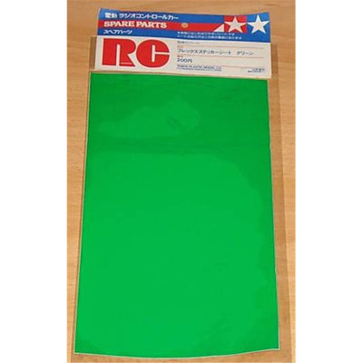 Tamiya 50413 - TAMIYA R/C STICKER-FLUOR GRN**