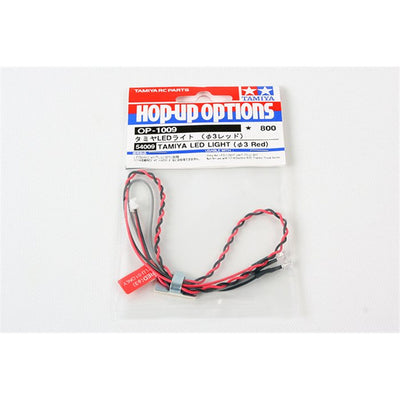 Tamiya 54009 - TAMIYA RED LED LIGHT 3MM DIAMETER