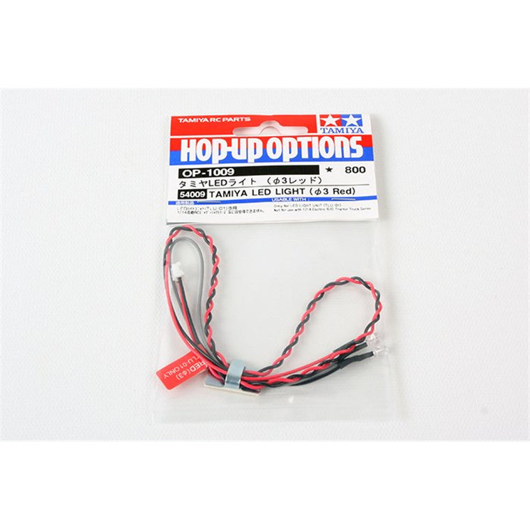 Tamiya 54009 - TAMIYA ROTE LED-LEUCHTE 3MM DURCHMESSER