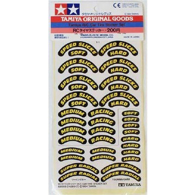 Tamiya 66555 - TAMIYA R/C CAR TYRE STICKERS