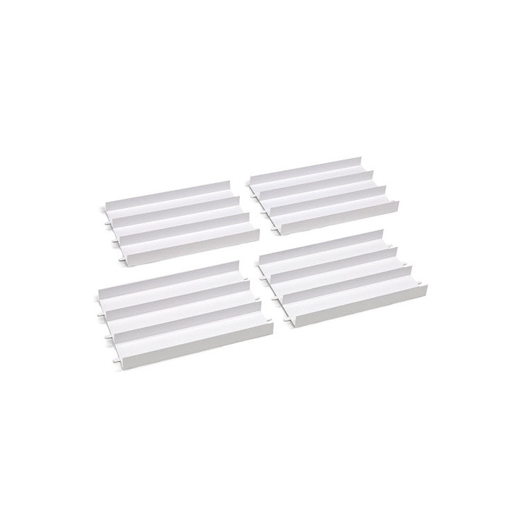 Tamiya Tamiya 69574 - MINI 4WD J-CUP STRAIGHT - 4 PCS WHITE