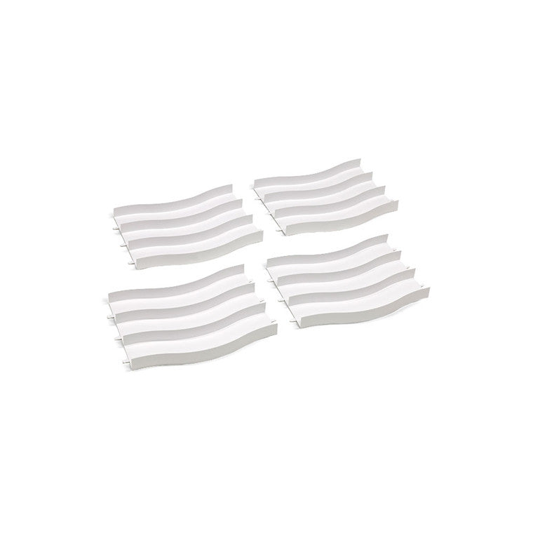 MINI 4WD J-CUP WAVE - 4 PCS WHITE
