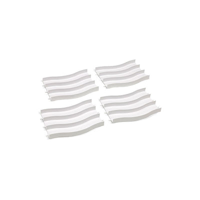 MINI 4WD J-CUP WAVE - 4 PCS WHITE
