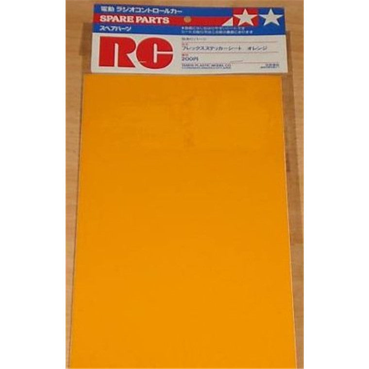 Tamiya 94067 - TAMIYA FLEX STICKER SHT.ORANGE