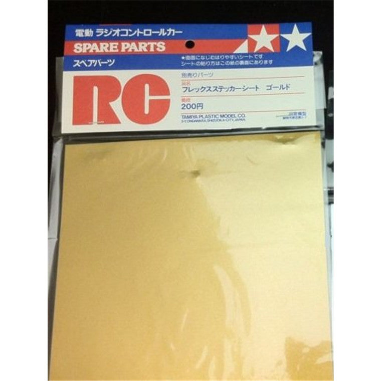Tamiya 94072 - TAMIYA FLEX STICKER SHT.GOLD