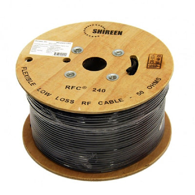 RFC240-1000 - Shireen Inc RFC240 Cable 1000ft. Spool 50 Ohm Coax Cable Drum