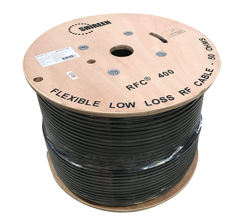 Shireen RFC400-500 - Inc RFC400 Cable 500ft. Spool 50 Ohm Coax Cable