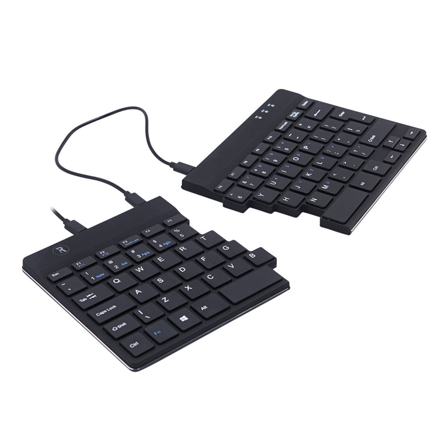 MINI KEYBOARD WIRED R-GO COMPACT SPLIT BLACK