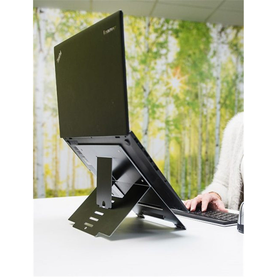 741RF - R-GO HEADS-UP LAPTOP STAND FREE STANDING  BLACK