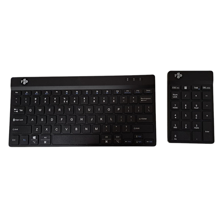 22RKNB - COMBO KEYBOARD BLUETTOT R-GO WITH NUMERIC PAD BLUETOOTH R0GO