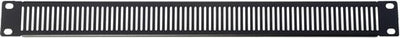 RackPower Rack Panel Vented 1U Black