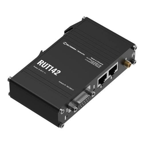 RUT142 - Teltonika RUT142 DIN Rail Mount Industrial Ethernet Wi-Fi Router