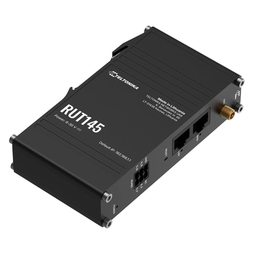 RUT145 - Teltonika RUT145 DIN RAIL Wi-Fi Ethernet Router with direct serial-to-IP bridging via RS485