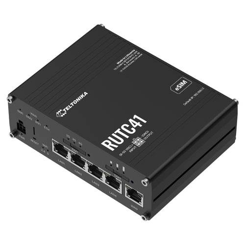 RUTC41 - Teltonika RUTC41 4G Edge Router with WiFi 6 and Docker Support