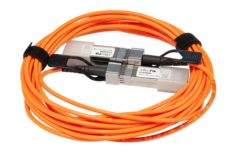 S+AO0005 - 5M Mikrotik Active Optics Direct Attach Cable (DAC) 10Gbps SFP+ S+AO0005