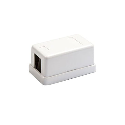 DYNAMIX FMT-UK-1P – 1-Port unbestücktes Keystone-Wandgehäuse Abm.: 60x40x30mm