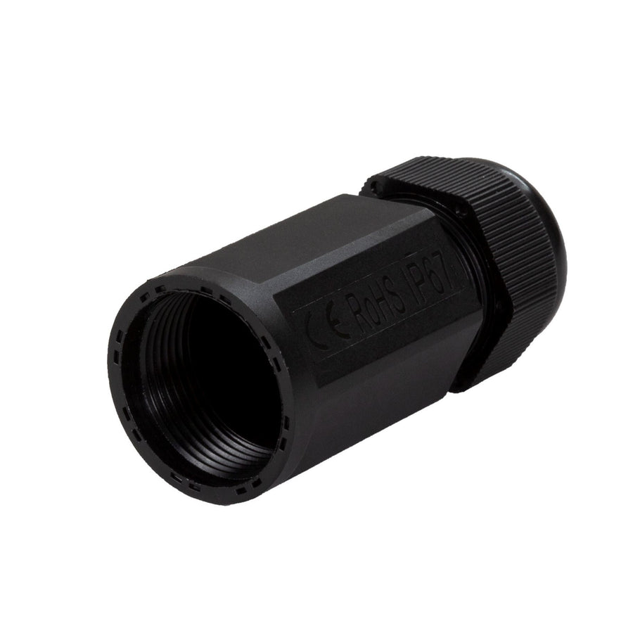 Dynamix A-RJ45IP-C6AS Cat6/6A Waterproof In-line  Connector Coupler, Shielded Female to Female, IP67, RJ45-RJ45