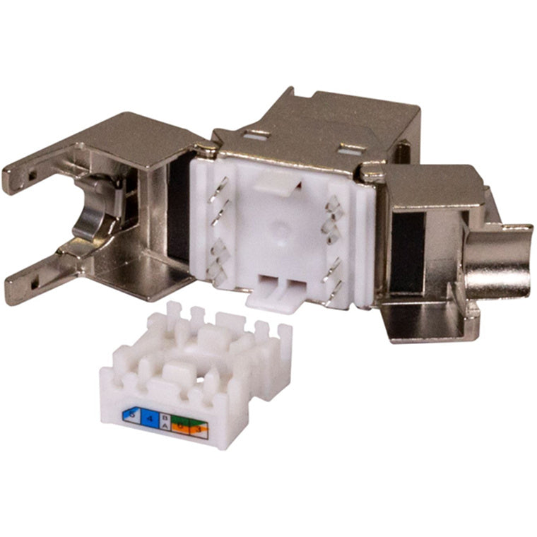 DYNAMIX FP-C6AUGS-06 - Cat6A Shielded Keystone Jack Component Compliant Compatible w/ CT-RAPC6AS06