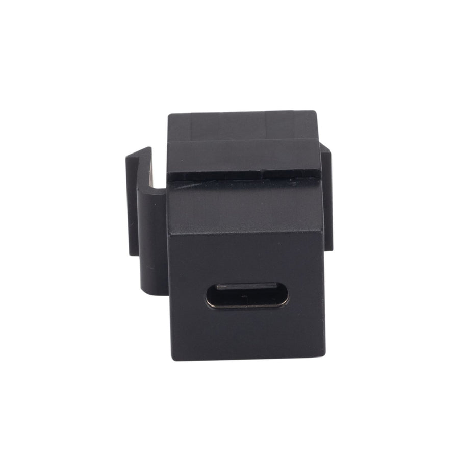 Dynamix FP-USB3C-BK  USB-C 3.1 Keystone Jack     Female to Female Connectors. Black Colour.